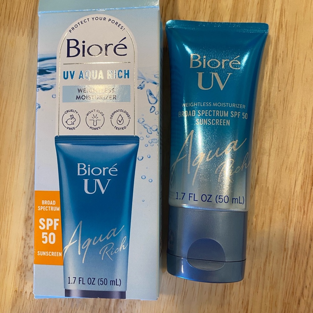 3/$10 Biore UV Aqua Rich Moisturizer SPF 50